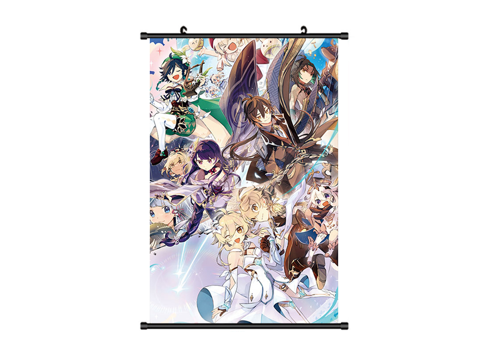 Wall Scroll Characters (60x90) Genshin Impact OtakuStore.gr