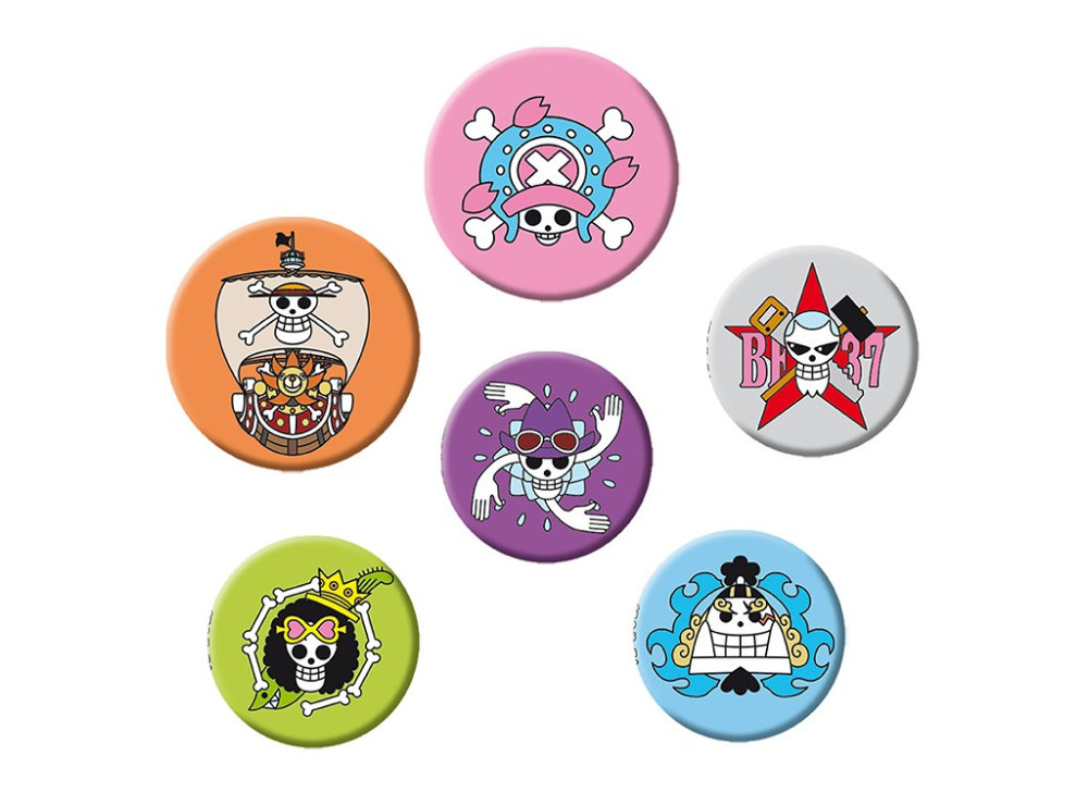 Jolly Rogers Badge Pack (Vol. 2 x6) | One Piece | OtakuStore.gr